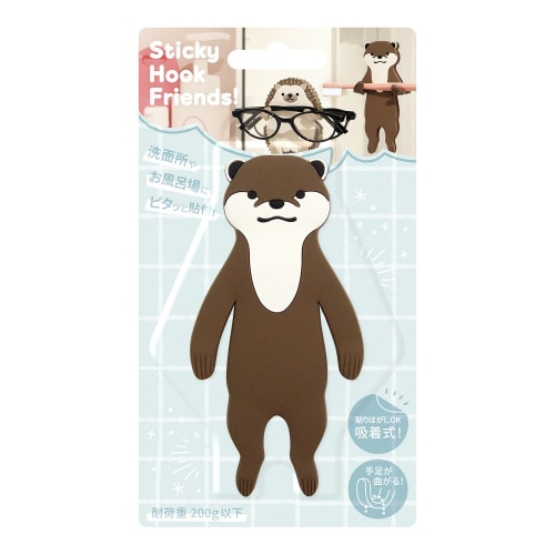 スティッキーフックフレンズ カワウソ×4