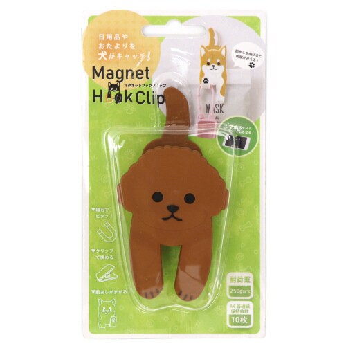 マグネットフッククリップ 12 トイプードル