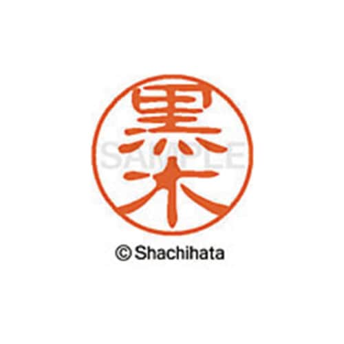 シヤチハタネーム ブラック11 黒木