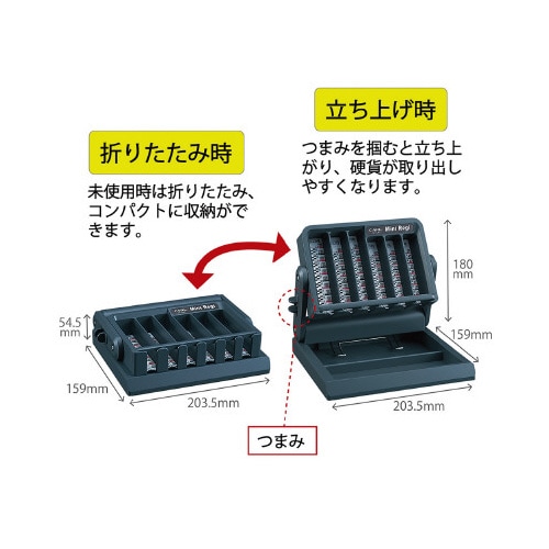 折りたたみ式ミニレジ