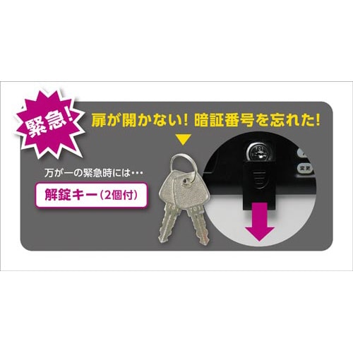暗証番号キーボックステンキー式 24個吊