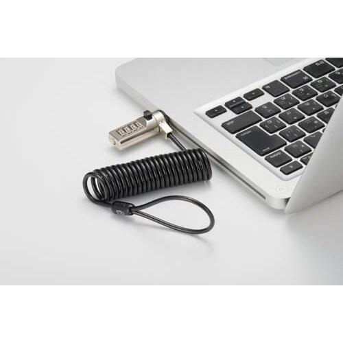 コンパクトワンプッシュダイヤルロック コイル式