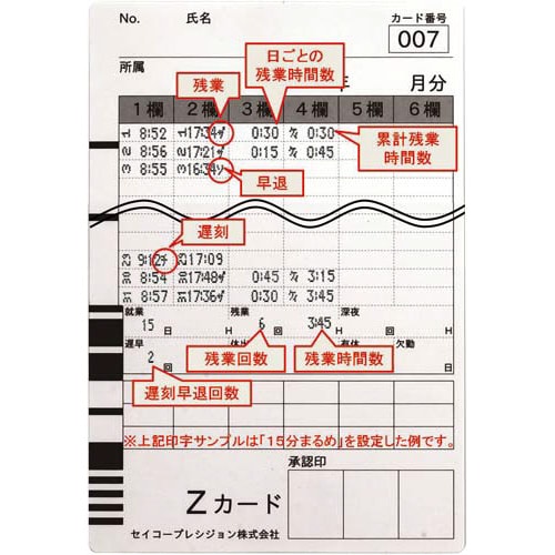 タイムレコーダー Z150