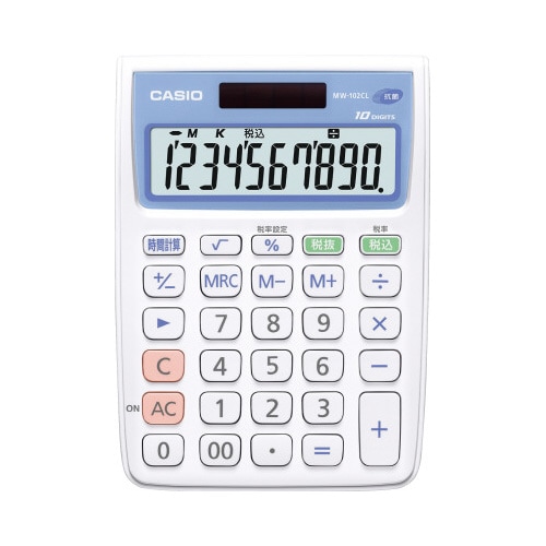 抗菌電卓 ミニジャスト型 MW−102CL−N