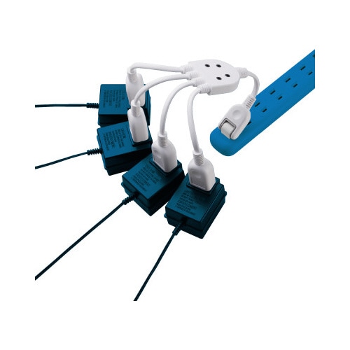 OAタップ ACアダプタを4個つなげるケーブル