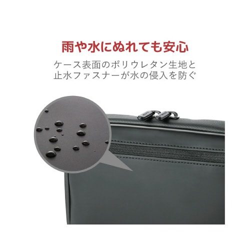 ポータブルHDDケース 衝撃吸収 ブラック