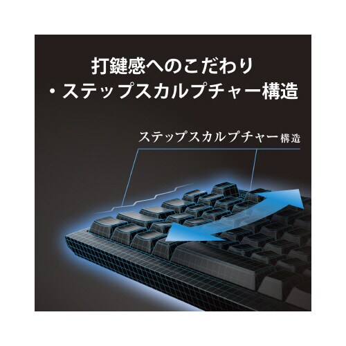 無線メンブレンキーボード メカニカルライク