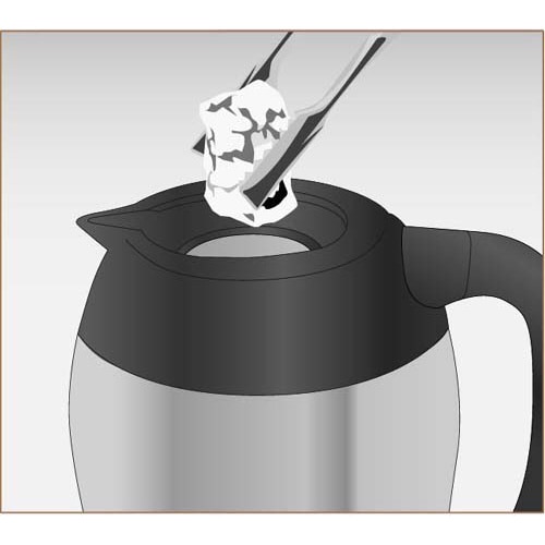 アロマサーモ10カップ 交換用ポット ステンレス