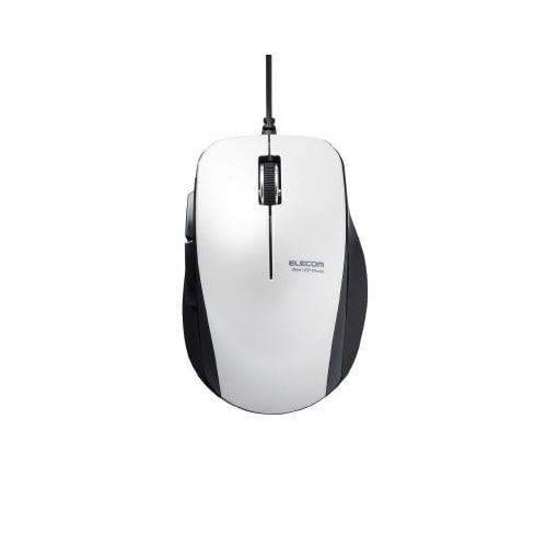 有線マウス 5ボタン 白 M−BL28UB