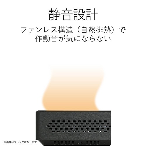 10/100Mbpsハブ/5ポートプラ磁石電源外付