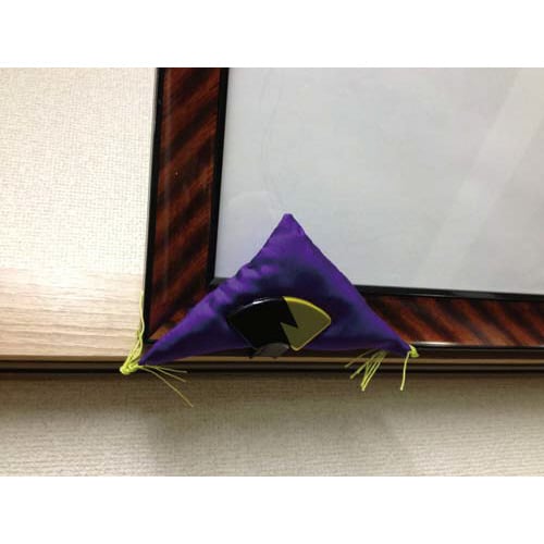 額フトン 大 紫色 1組(2個入)