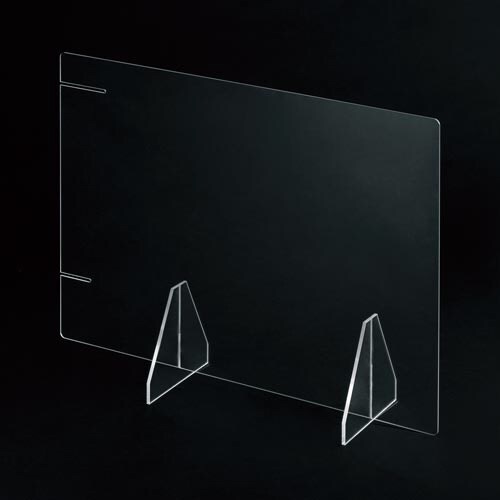 飛沫対策ガード アクリルスタンド 縦横両用