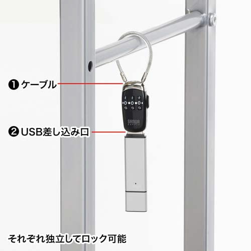 セキュリティワイヤーロック