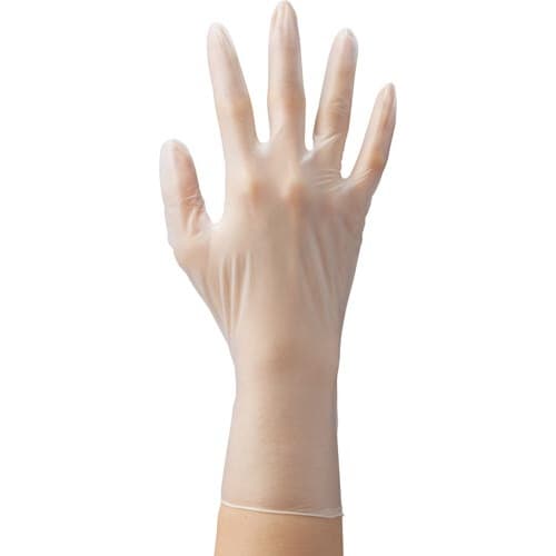 プラスチック手袋 100枚 粉付 箱S