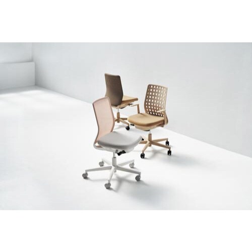 モネット 背樹脂 本体BK L型肘 背座BK