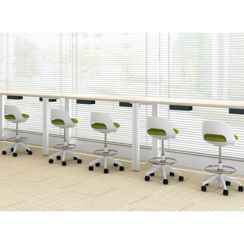 回転イス ココット 円盤脚 スツール ローズ