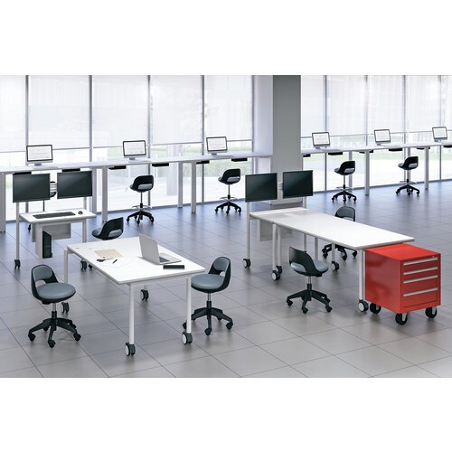 回転イス ココット 円盤脚 スツール ローズ