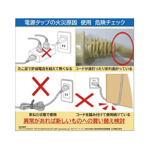 ザ・タップマルチシリーズ6個口 3m 一括スイッチ