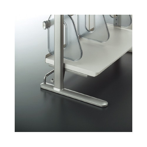 リスペースCプリンタシェルフ 1段幅500Lグレー