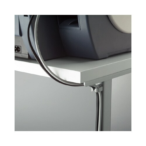 リスペースCプリンタシェルフ 1段幅500Lグレー