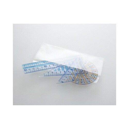 定規セット直線定規 三角定規 分度器専用ケース付