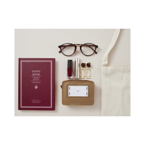 ミニポーチ <レトロブング> セピア