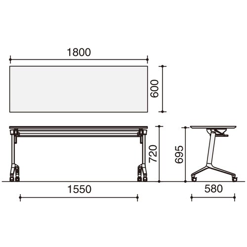 コンフェスト スタンW18D6白棚付