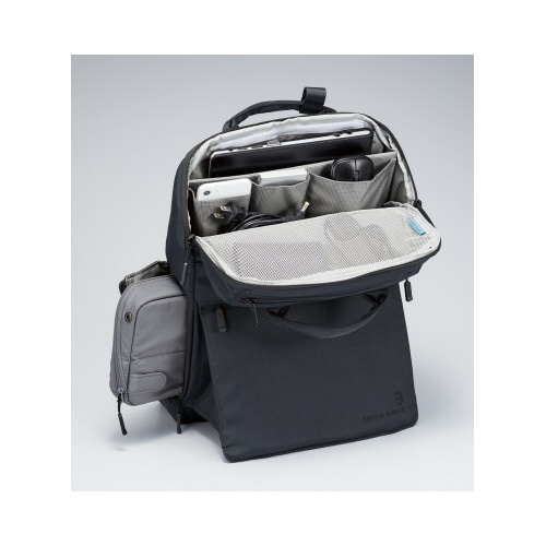 スタンドバック<THIRD FIELD>黒 12L