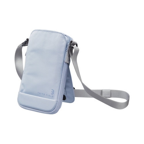 スタンドフォンポーチ<THIRD FIELD> 青