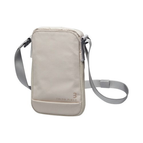 スタンドフォンポーチ<THIRD FIELD>白茶