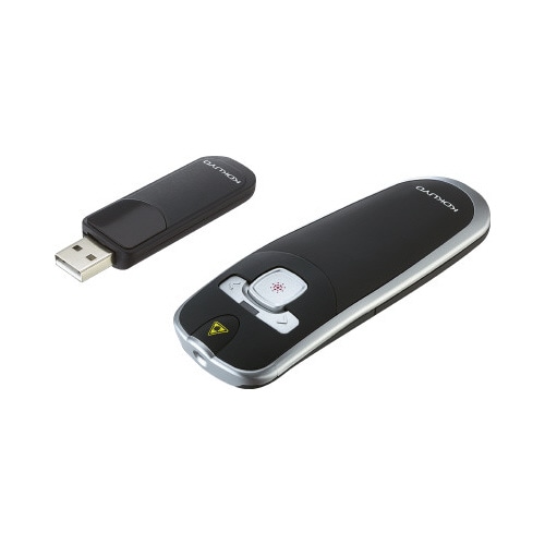 レーザーポインターforPC パワポ機能付シルバー