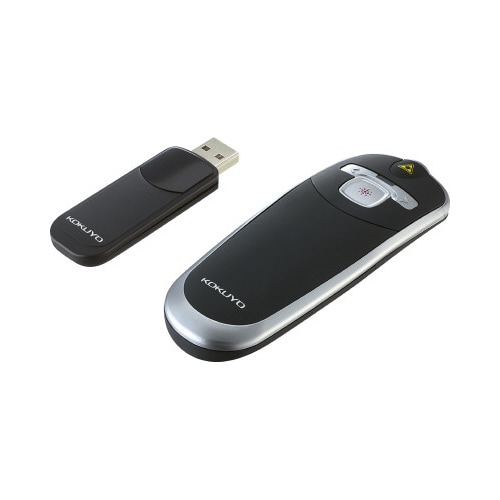 レーザーポインターforPC パワポ機能付シルバー