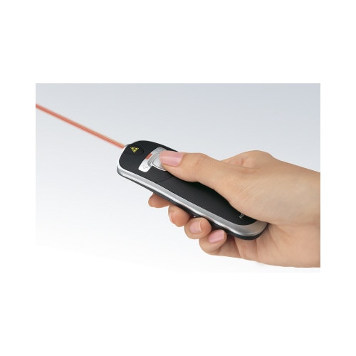 レーザーポインターforPC パワポ機能付シルバー