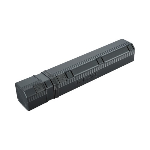 フリーケース スライド式樹脂筒 ダークグレー