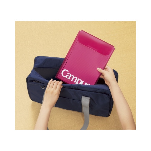 キャンパスルーズリーフケースB5 桃 A罫30枚入