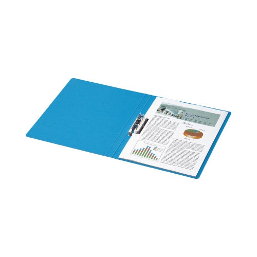 レバーファイルMタイプZ式A4縦120枚収容青