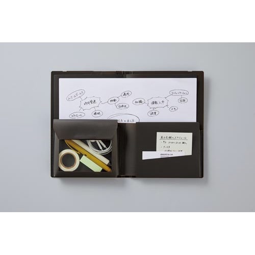 ドキュメントF ビズラック A42つ折り オリーブ