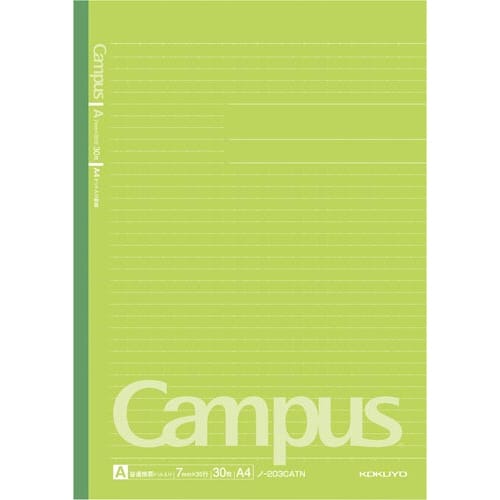キャンパス3色ドット・カラーA罫A4 3冊×12