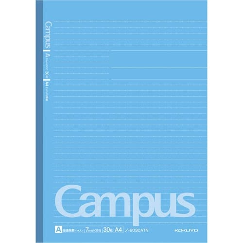 キャンパス3色ドット・カラーA罫A4 3冊×12
