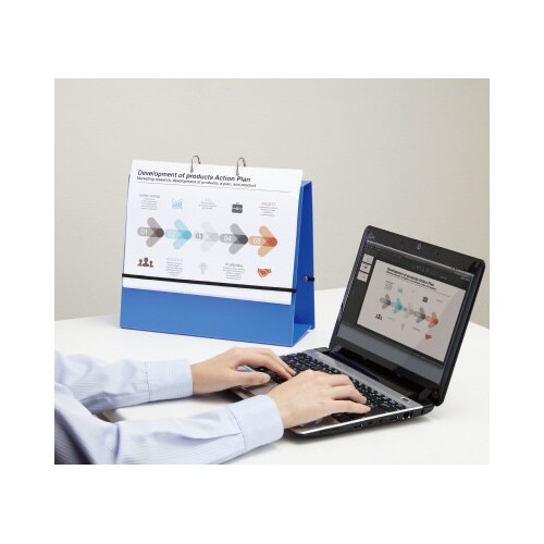 リングファイル タテル ブルー