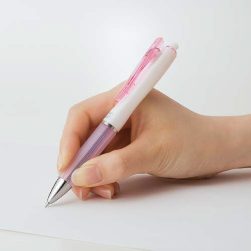 ノック式ボールペン エアーフィット ピンク