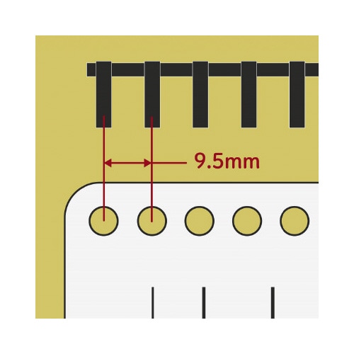 ルーズリング 10mm 50本入 ブラック