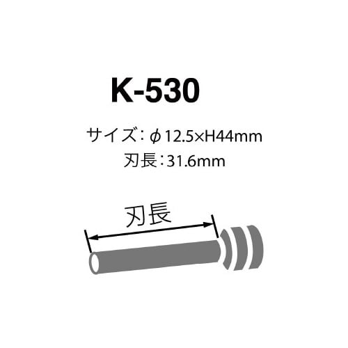替パイプロット刃 HD−530・530N用
