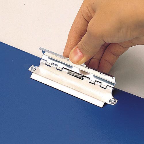 クリップファイル A4 藍