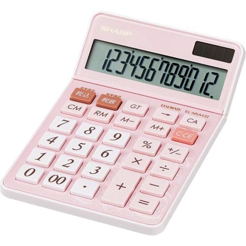 シンプルで使いやすい電卓 EL−NKA432