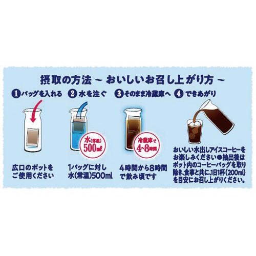 珈琲生活コーヒーバッグ水出しアイスコーヒー4袋