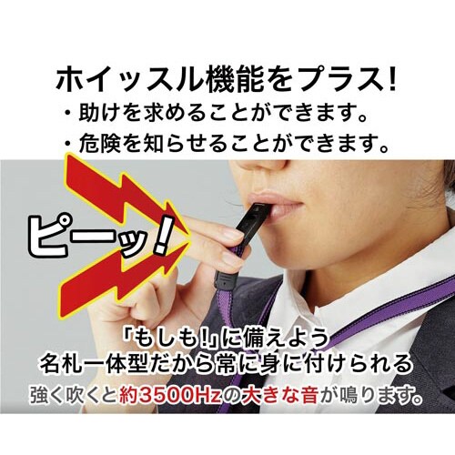 脱着式吊り下げ名札アーバンスタイルハード黒×5