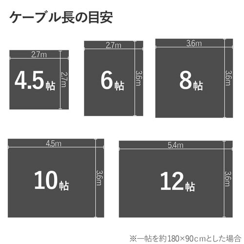 CAT6準拠やわらか 3m ブラック