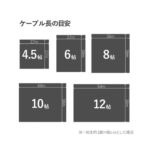 CAT6準拠やわらか 3m ブラック