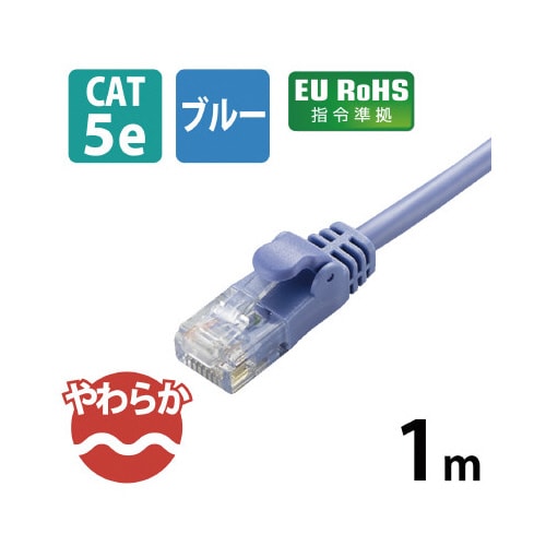 Cat5E 1m ブルー